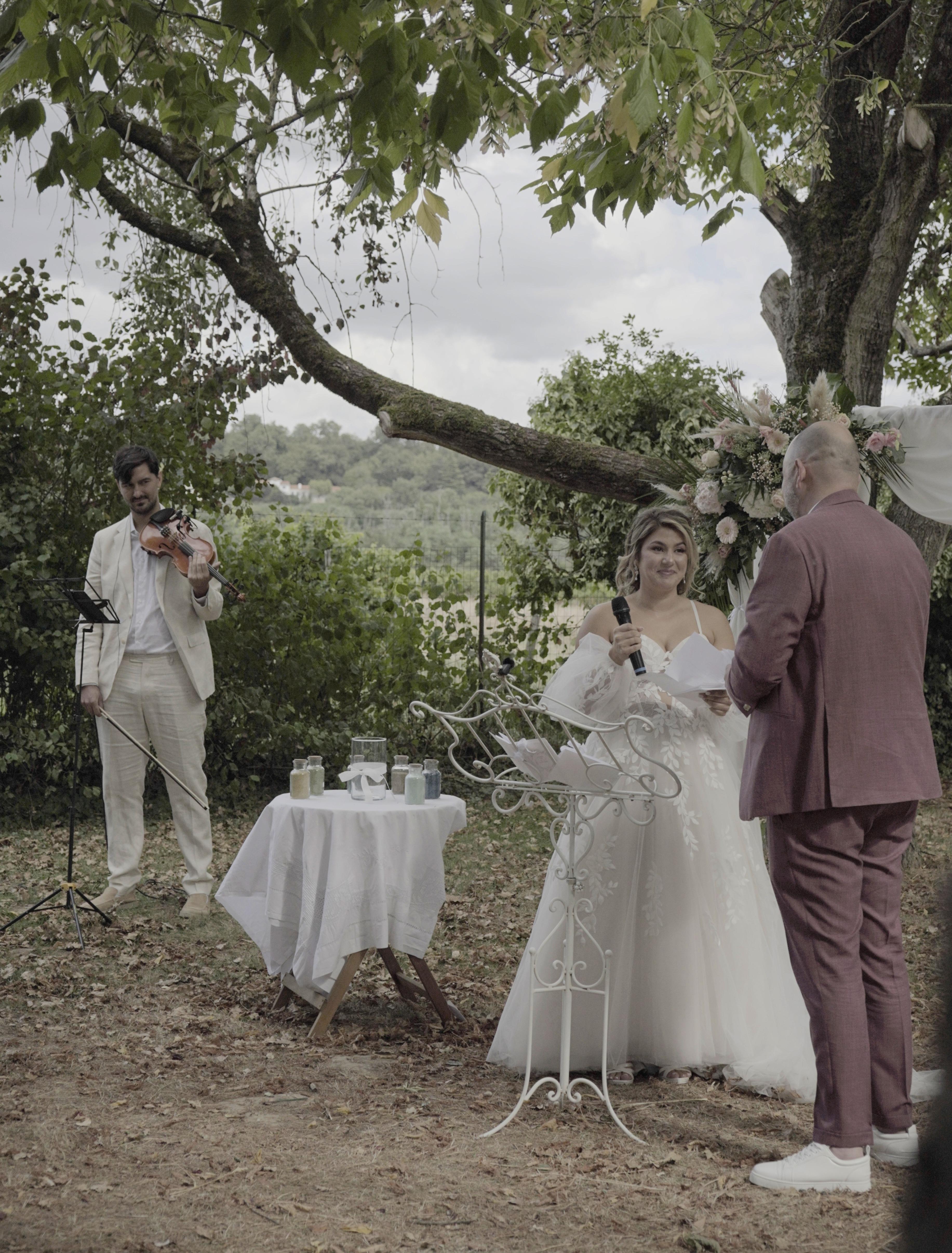 Violoniste classique cérémonie de mariage